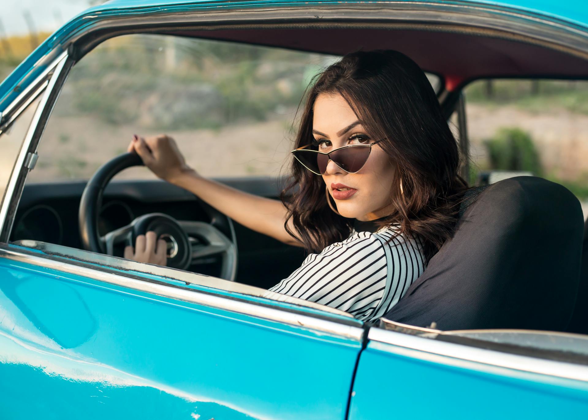 Teen Driver behind the wheel